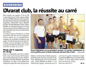 Championnat Régional en Kick Boxing 2013